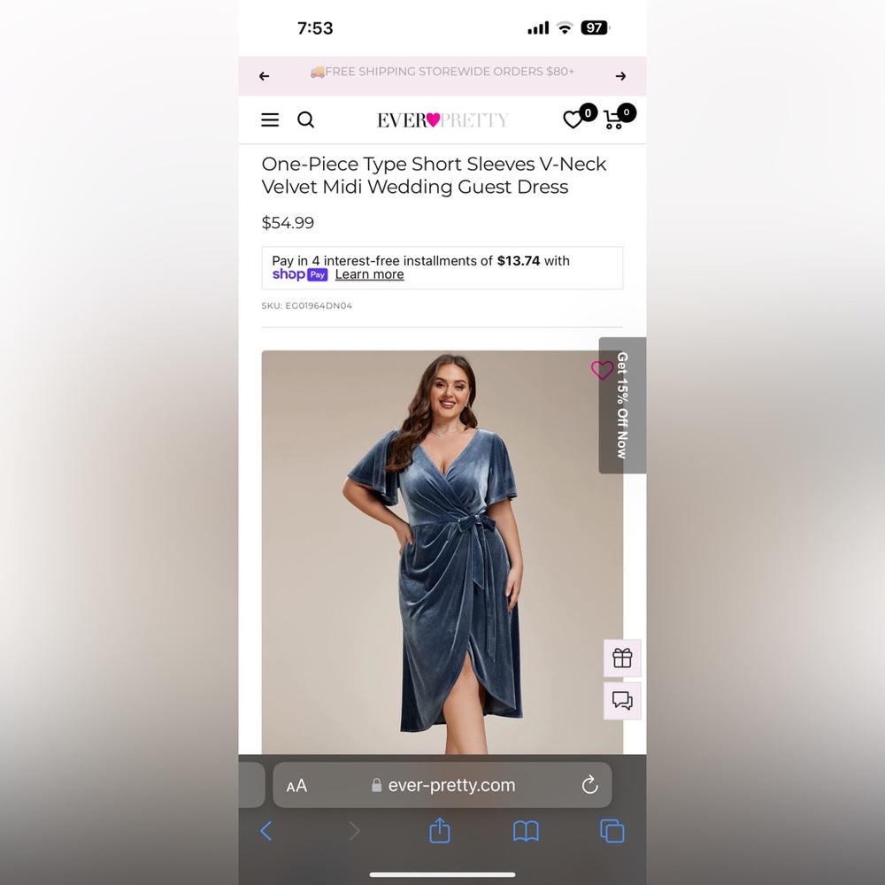 Plus wedding guest dress